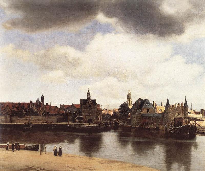 Jan Vermeer View of Delft France oil painting art
